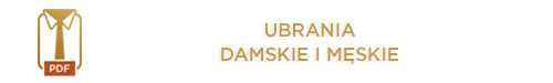 Katalog ubrań damskich i męskich Banner