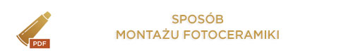 Sposób montażu fotoceramiki Banner